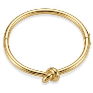 Kate Spade New York Sailor's Knot Hinged Bangle Bracelet - Gold Tone Nautical